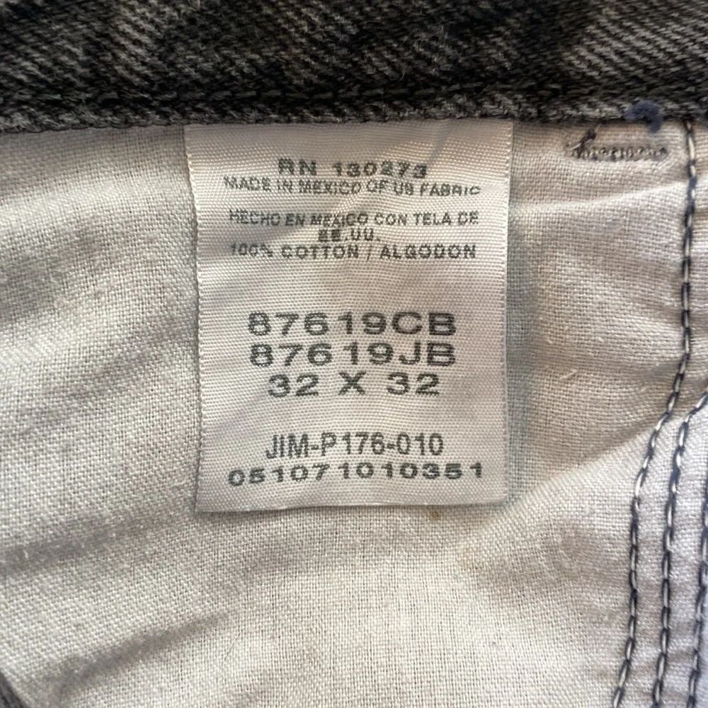 Rustler 32x32 Men’s Gray Straight Fit Jeans - Picture 3 of 7